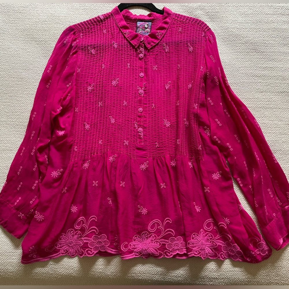 Johnny Was Flower Zoyla Blouse